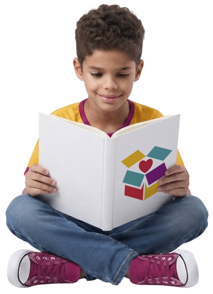 Menino lendo Livro