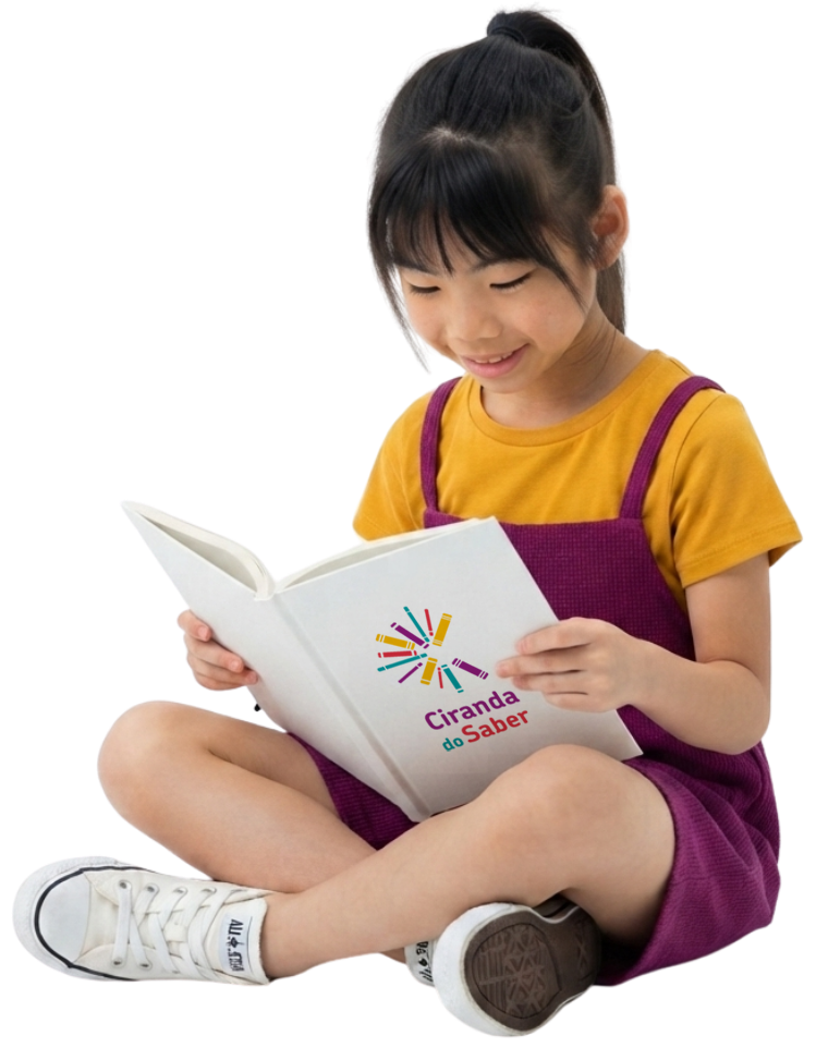 Menina lendo um livro